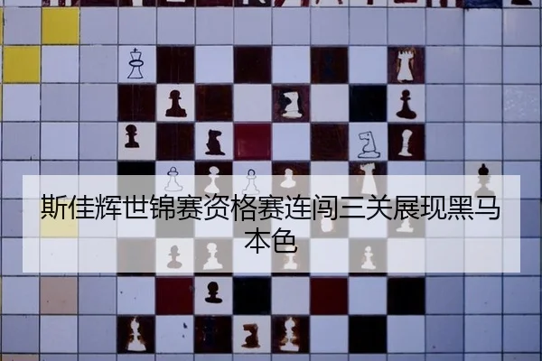 斯佳辉世锦赛资格赛连闯三关展现黑马本色